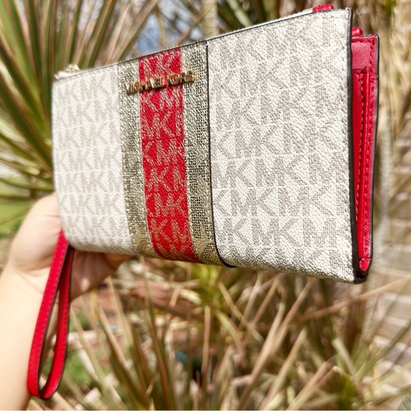 Michael Kors Large Double Zip Phone Wristlet - Picture 2 of 3